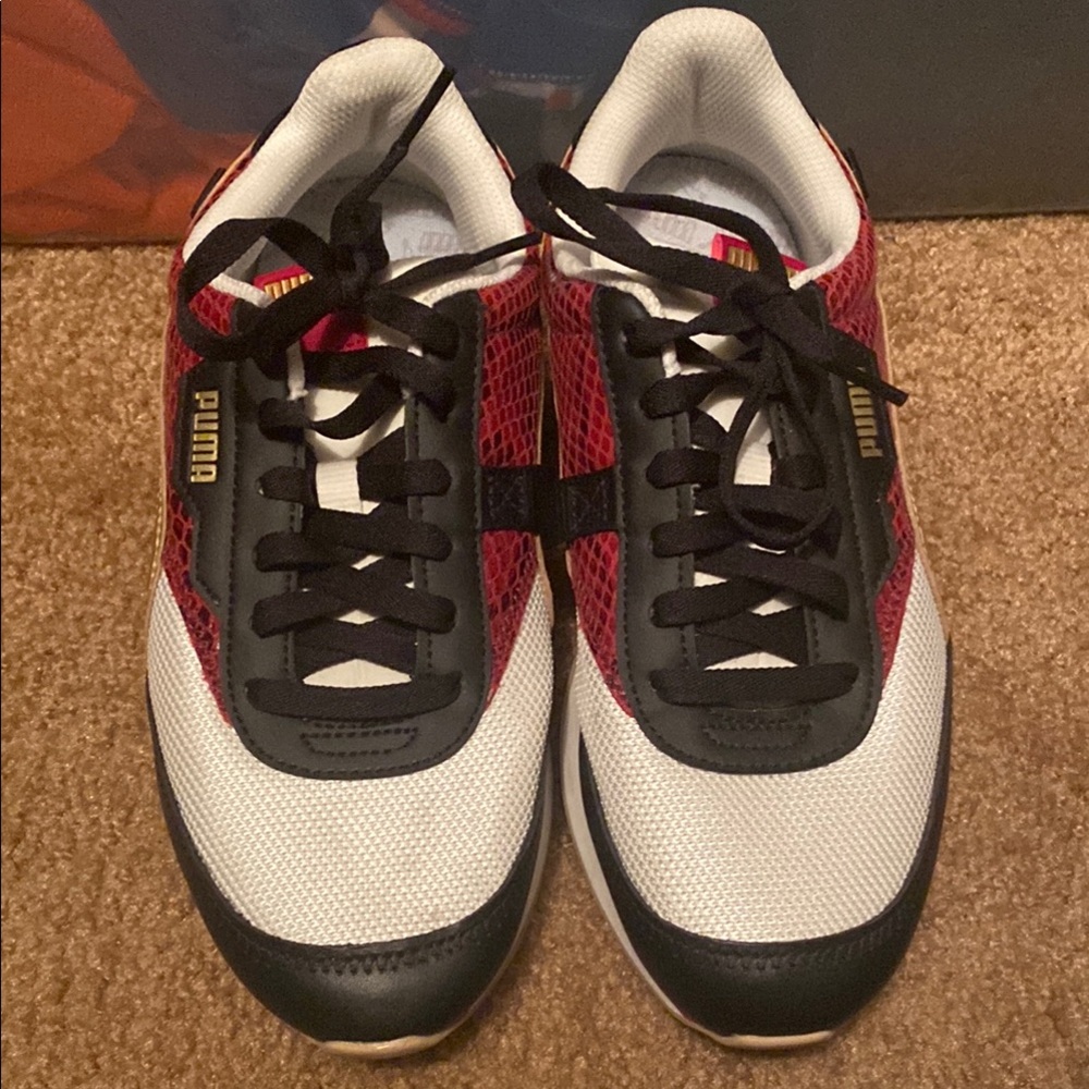 Puma Multicolored Snake-print Athletic Shoes